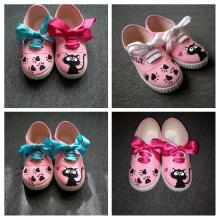 collage zapatillas gatitos