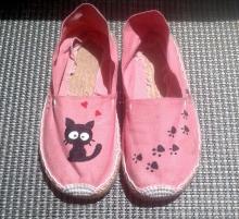 Zapatillas Esparto gatito