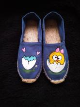 Zapatillas esparto pollito