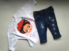 Camiseta niña Frida y pantalón