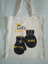 Bolso de tela Girl Power Boxing