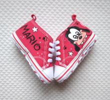 Patucos personalizados Mario