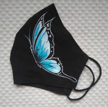 Mascarilla pintada a mano