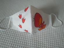 Mascarilla infantil pintada a mano