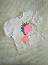 Camiseta infantil unicornio